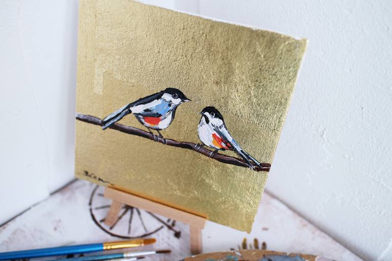 Original Impressionism Animal Painting by Viktoria Sukhanova