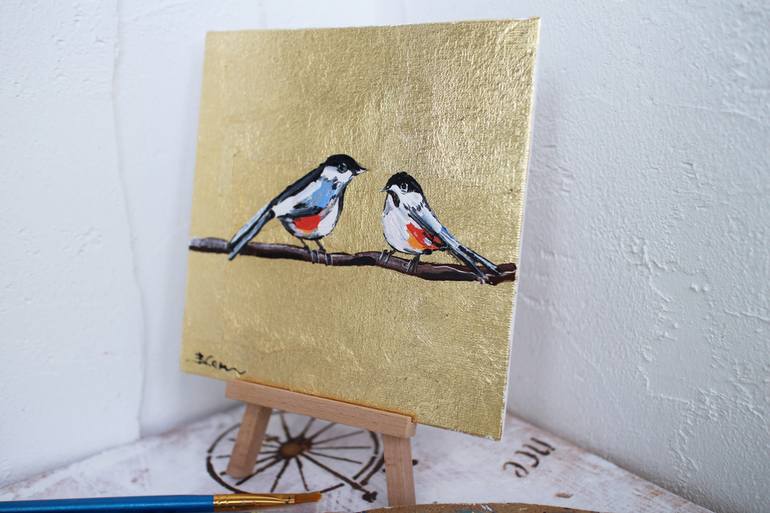 Original Impressionism Animal Painting by Viktoria Sukhanova