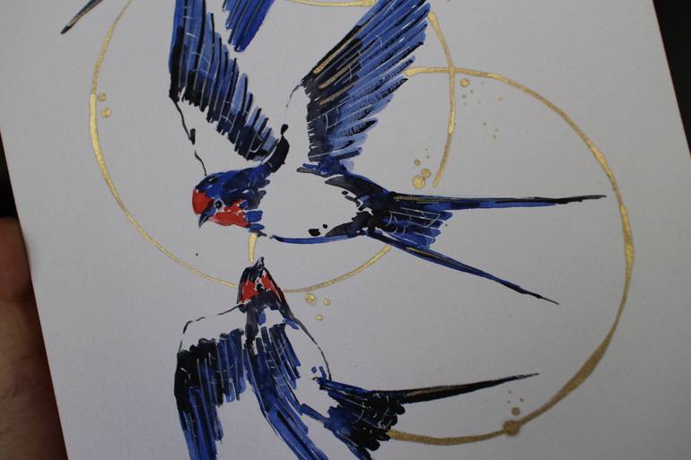 Original Conceptual Animal Painting by Viktoria Sukhanova