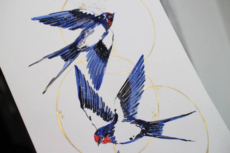Original Conceptual Animal Painting by Viktoria Sukhanova