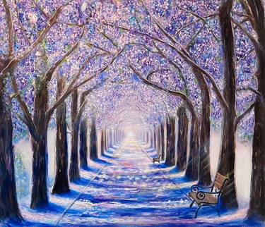 Original Fine Art Landscape Paintings by N A D I I N E