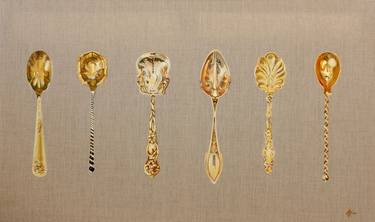 Six Golden Teaspoons thumb