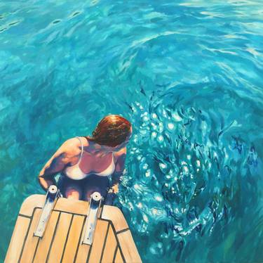 Original Figurative Water Paintings by Hannah Bruce