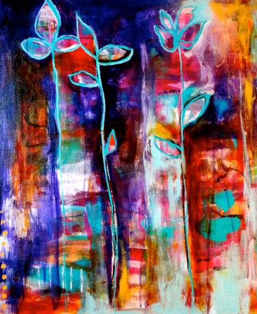 Print of Abstract Floral Paintings by Jenn Ashton
