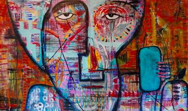 Original Abstract People Paintings by Jenn Ashton