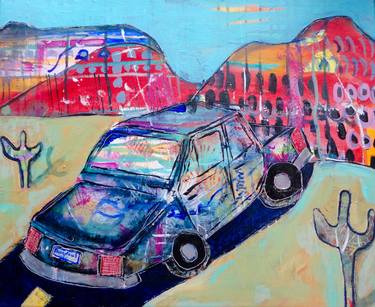 Print of Abstract Automobile Paintings by Jenn Ashton