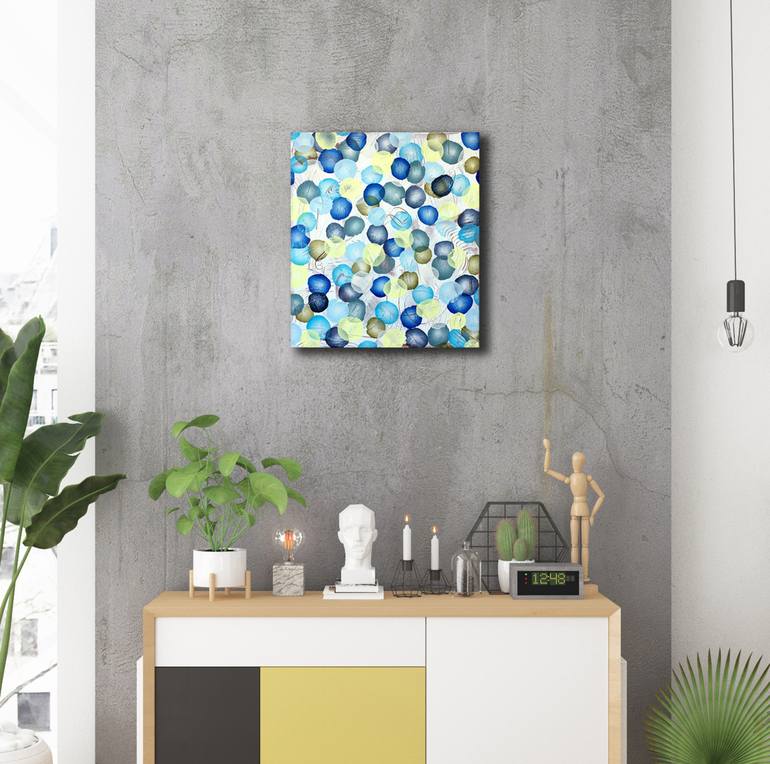 Original Fine Art Abstract Painting by Jacquelyn Stephens