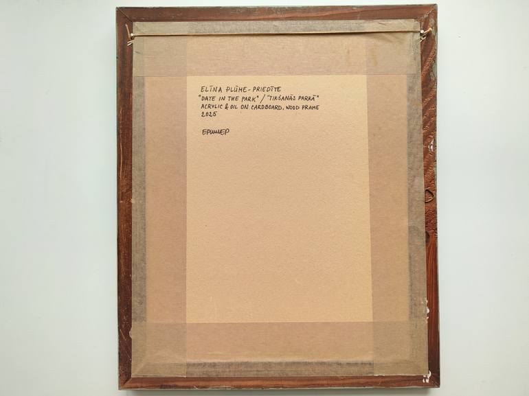 Original Abstract Expressionism Abstract Painting by Elina Plume