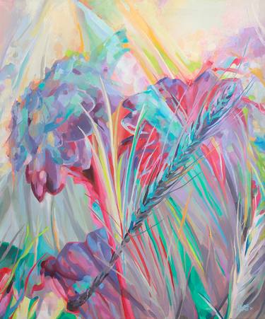 Print of Abstract Botanic Paintings by Elina Plume