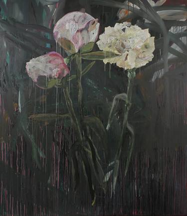 Original Floral Painting by Sofie Svejdova