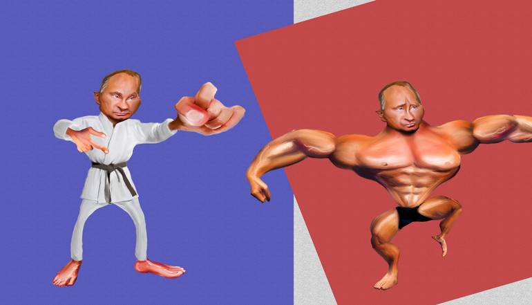Vladimir Vladimirovich Putin President of Russia - Print