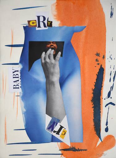 Print of Abstract People Collage by Volker Veit