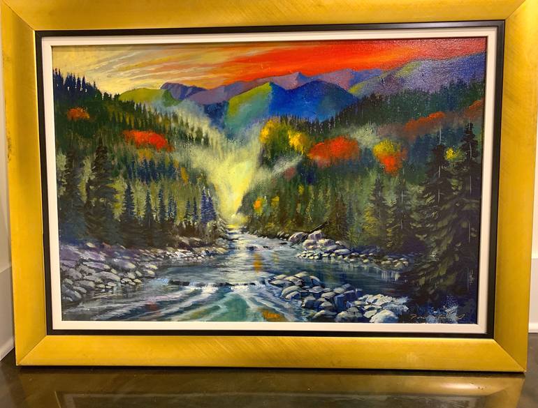 Original Expressionism Landscape Painting by ford Smith