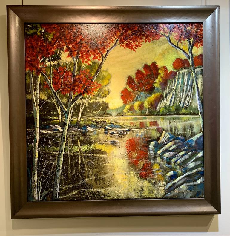 Original Impressionism Landscape Painting by Ford Smith