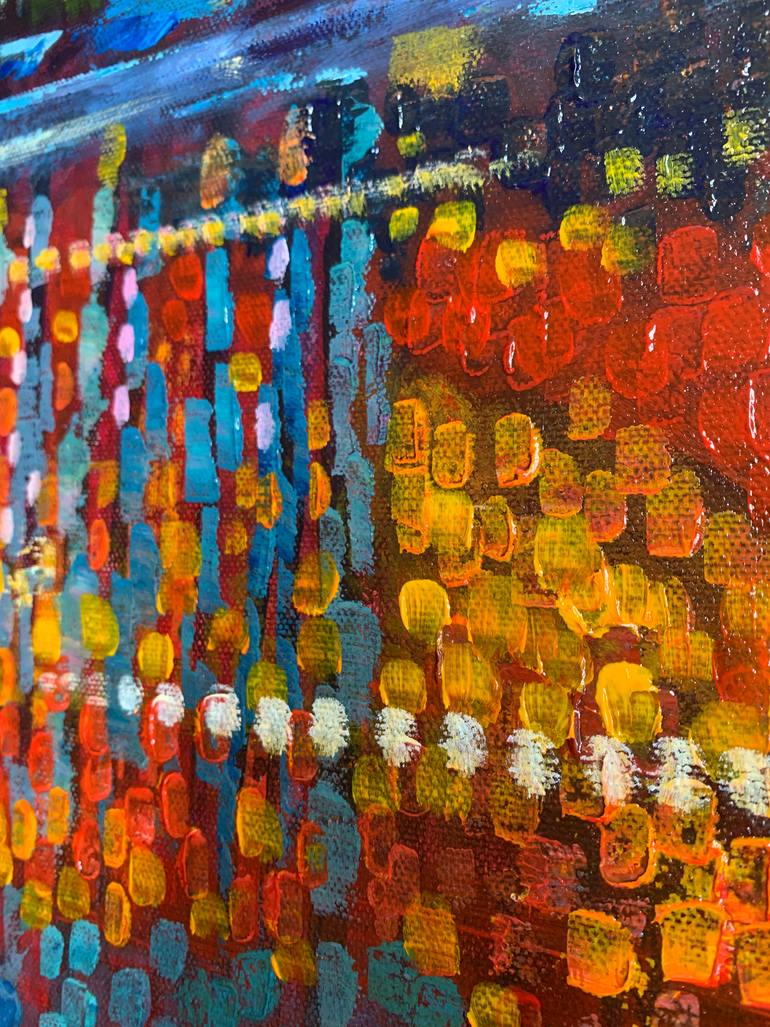 Original Abstract Expressionism Landscape Painting by Ford Smith
