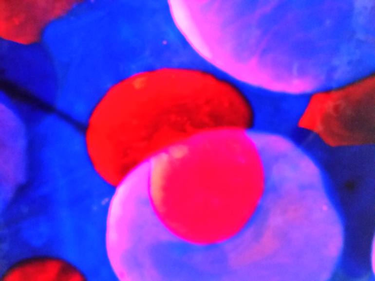 Original Abstract Science/Technology Painting by Chris A Stromberg