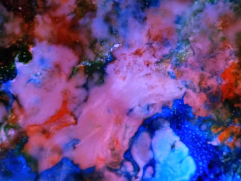 Original Abstract Outer Space Painting by Chris A Stromberg