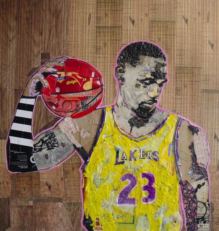 Lebron James Lakers Pop Art Design T-Shirt - Ink In Action