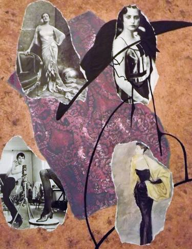 Print of Abstract Expressionism Fashion Collage by anna maria carnovale
