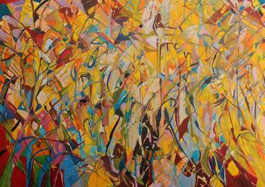 Original Abstract Paintings by Adrian Jesus Falcon