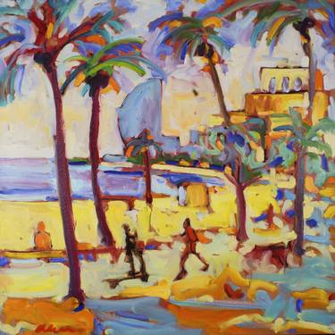 Print of Abstract Expressionism Beach Paintings by Bernd Alder