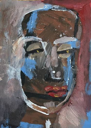 Original Abstract Expressionism People Painting by Agnieszka Boroń