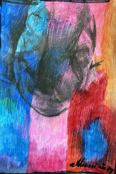 Original Abstract Expressionism Abstract Drawing by Agnieszka Boroń
