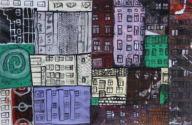 Original Architecture Paintings by Agnieszka Boroń