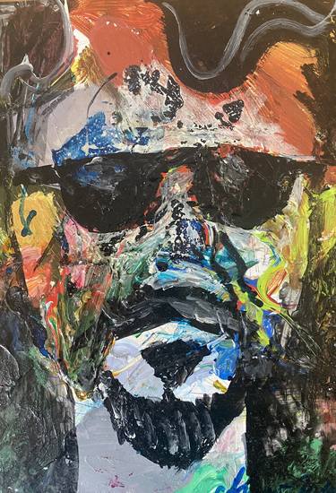 Original Abstract Expressionism Portrait Paintings by Agnieszka Boroń