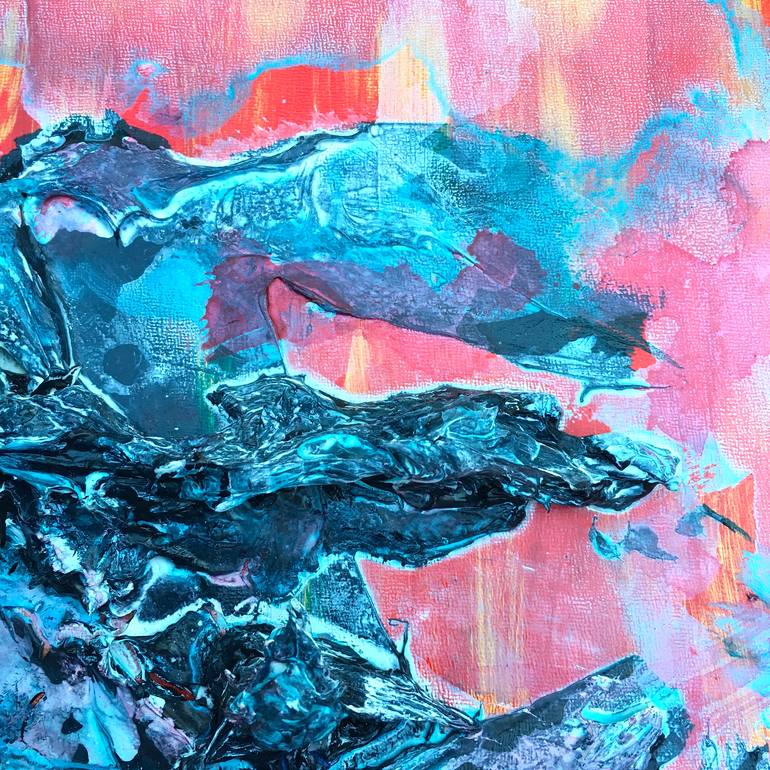 Original Abstract Expressionism Abstract Painting by Oksana Prokopenko