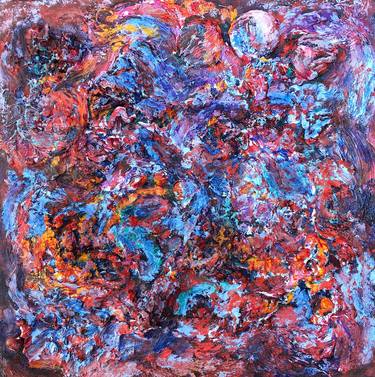 Original Abstract Expressionism Abstract Paintings by Oksana Prokopenko