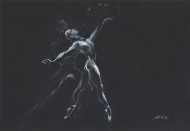 Original Figurative Performing Arts Drawings by Maia Ianuschevici