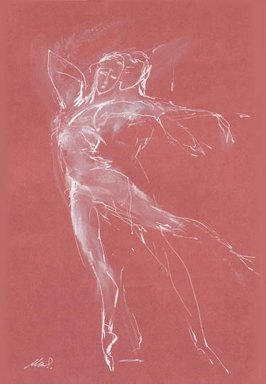 Original Fine Art Body Drawings by MAIA IANUSCHEVICI