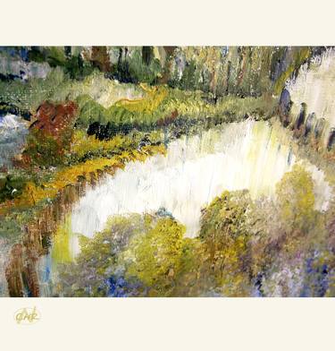 Garden Pond Surrounded By Bushes (Giverny) - Chantilly Limited Edition 1/5 thumb