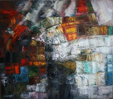 Original Fine Art Abstract Paintings by Sergei Inkatov