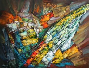 Original Fine Art Abstract Paintings by Sergei Inkatov