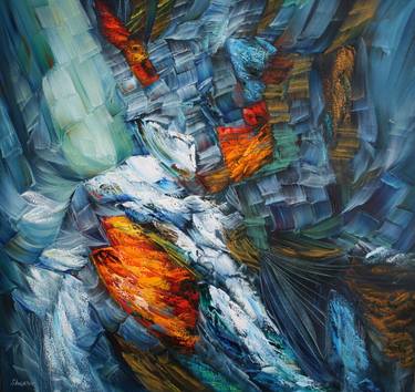 Original Modern Abstract Paintings by Sergei Inkatov