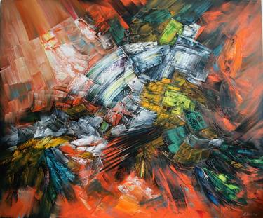 Original Modern Abstract Paintings by Sergei Inkatov