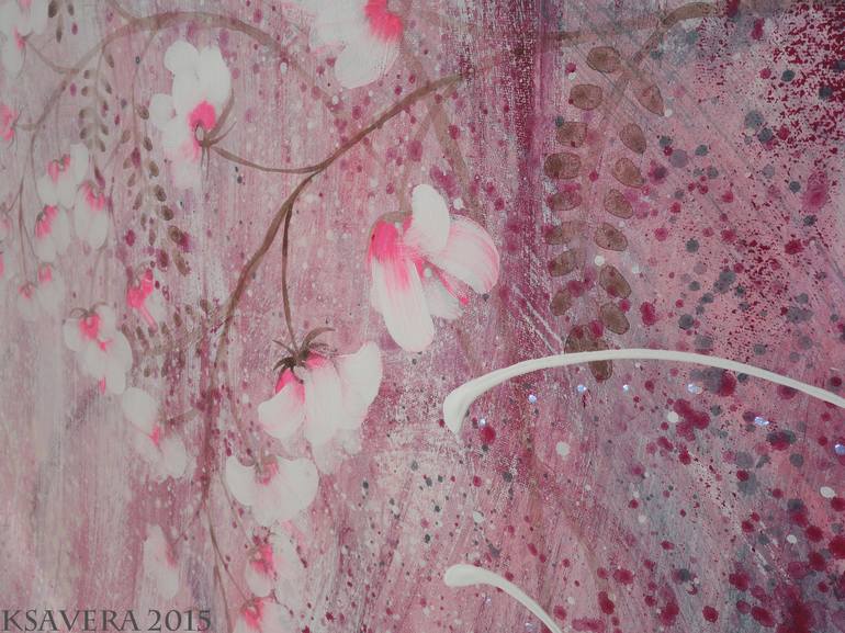 Original Floral Painting by Ksavera Art