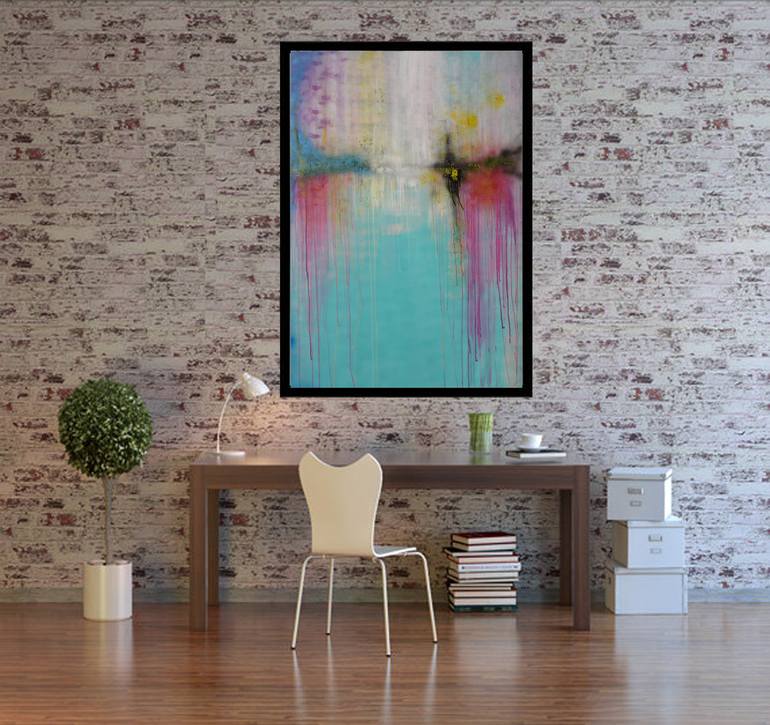 Original Abstract Expressionism Abstract Painting by Ksavera Art