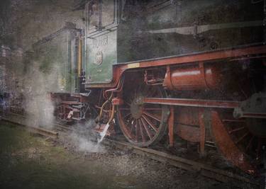 Old steam trains in the depot z04 by Ksavera thumb