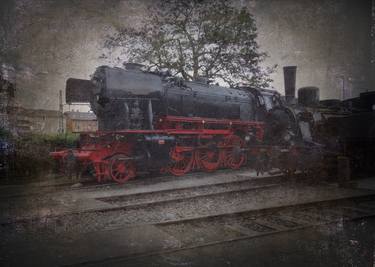 Old steam trains in the depot z06 by Ksavera thumb