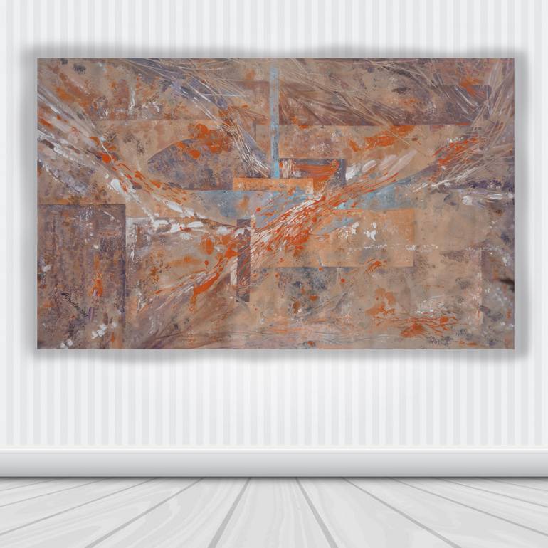 Original Abstract Expressionism Abstract Painting by Ksavera Art