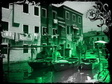 Venice in Italy - photography print on canvas or paper 00841m1 thumb