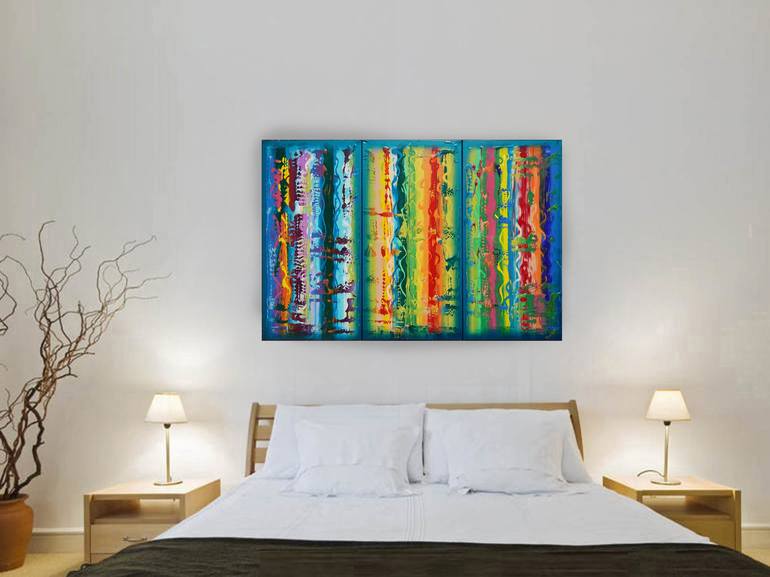 Original Abstract Expressionism Abstract Painting by Ksavera Art