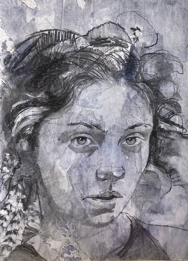 Original Figurative People Drawing by Guglielmo Alfarone