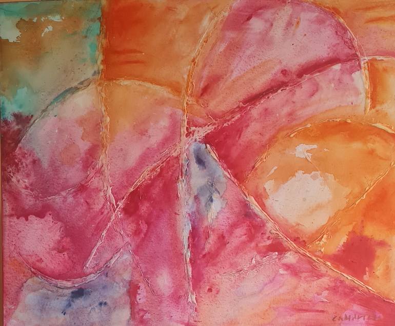 Original Abstract Expressionism Abstract Painting by Claire  Aldrich