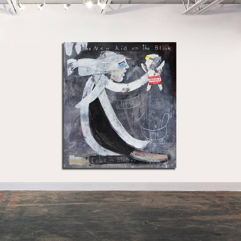 Original Figurative Abstract Painting by Ati Sedgwick
