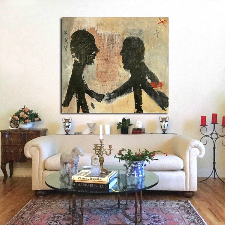 Original Figurative Abstract Painting by ati sedgwick