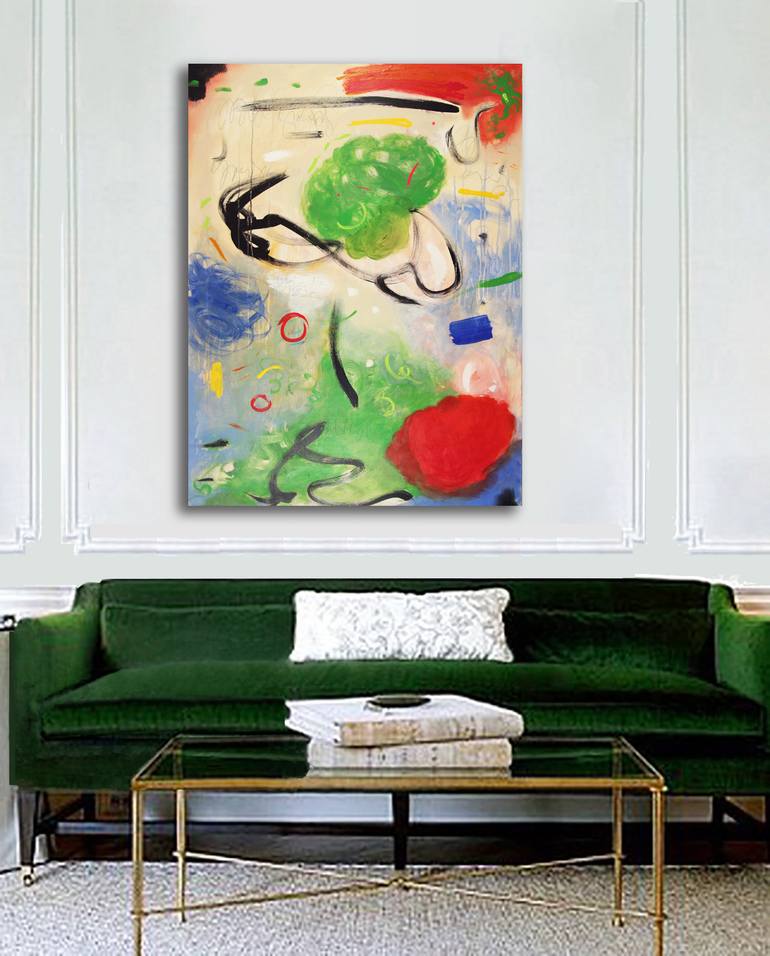 Original Abstract Painting by Ati Sedgwick